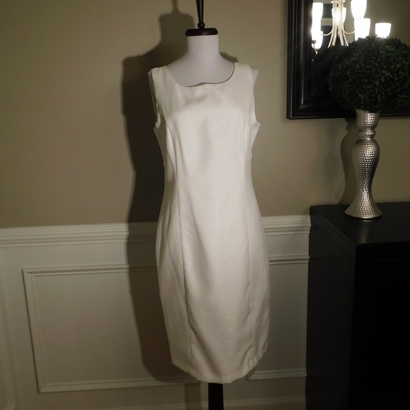 Cream Sheath Dress - 8 - BRAND NEW - Picture 4 of 8